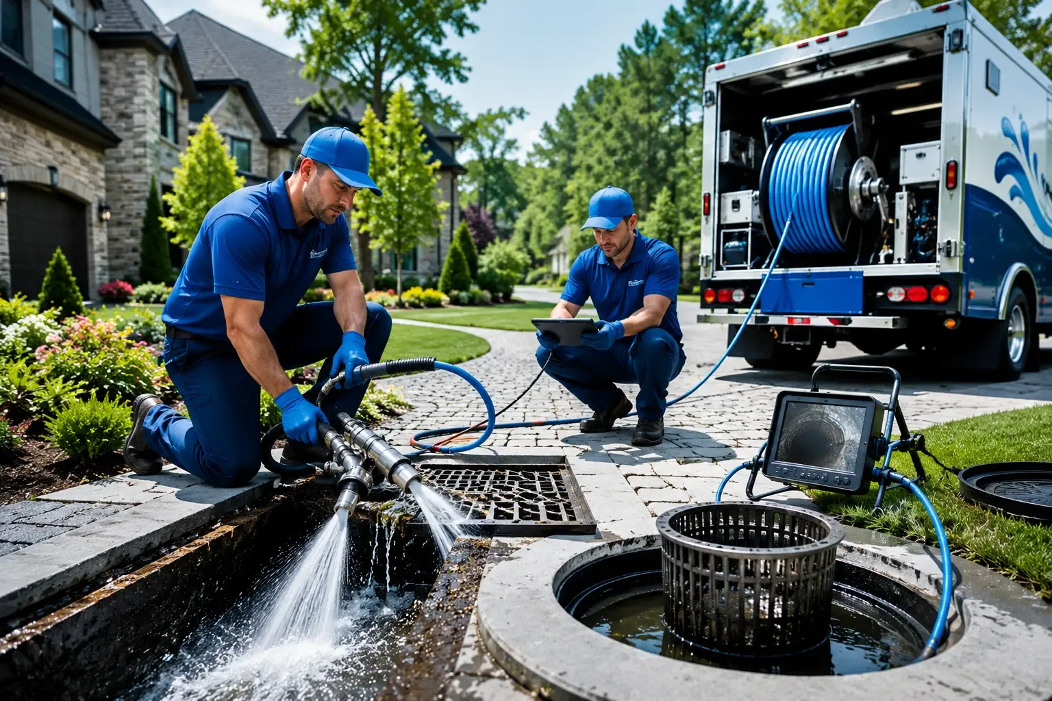 Local outdoor drain cleaning professionals in Camby, IN